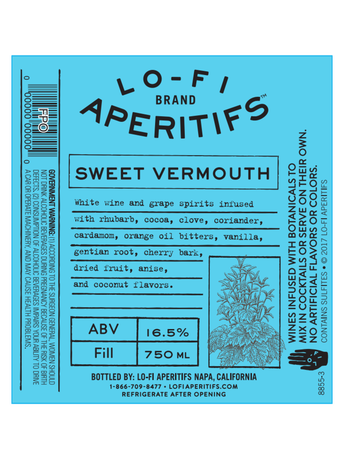 Lo-Fi Aperitifs Sweet Vermouth 750ML image number 2