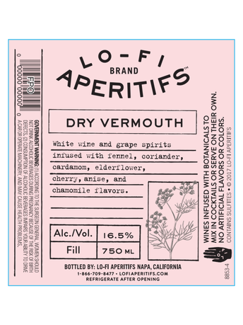 Lo-Fi Aperitifs Dry Vermouth 750ML image number 3