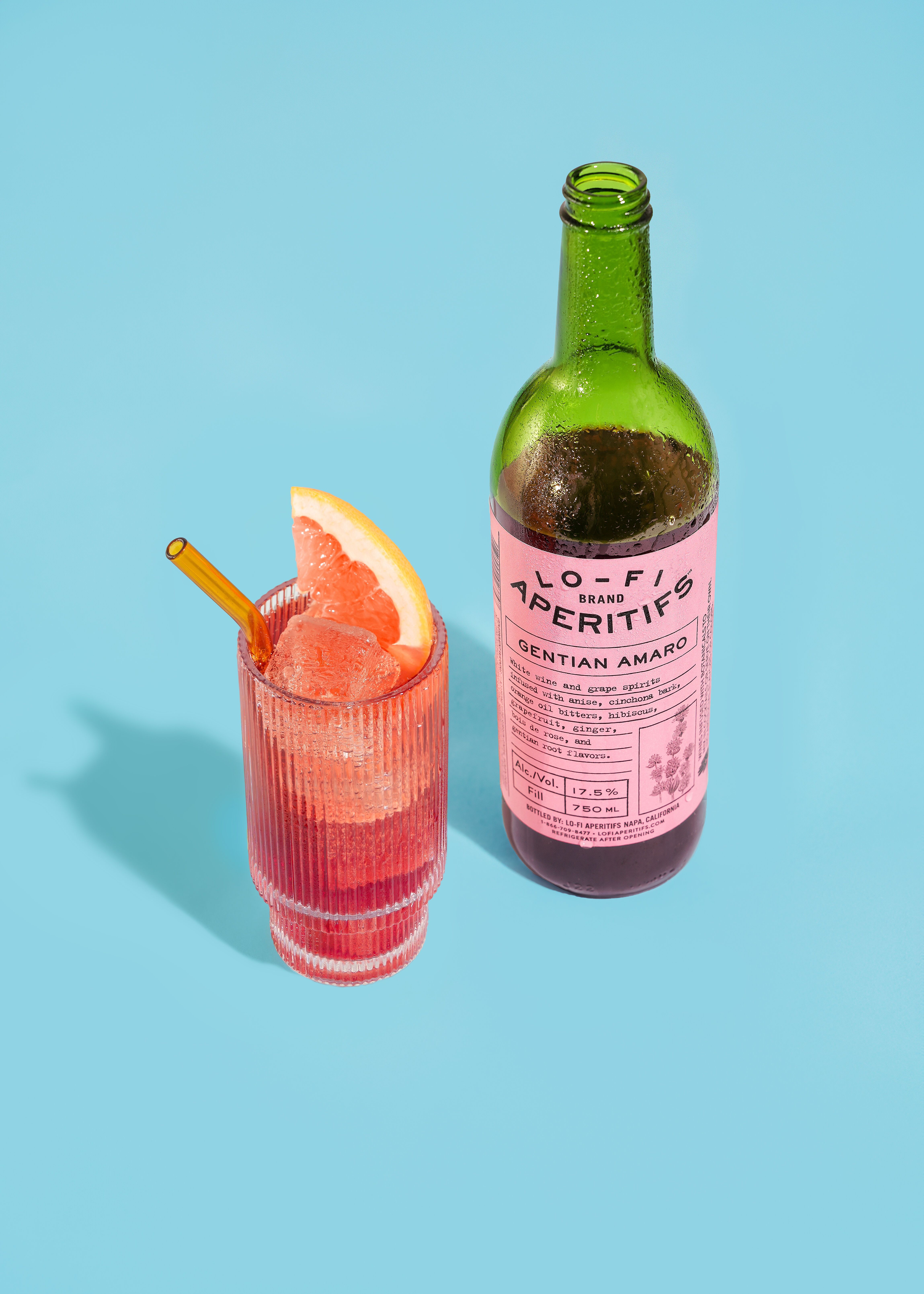 Lo-Fi Pink Highball Recipe Image