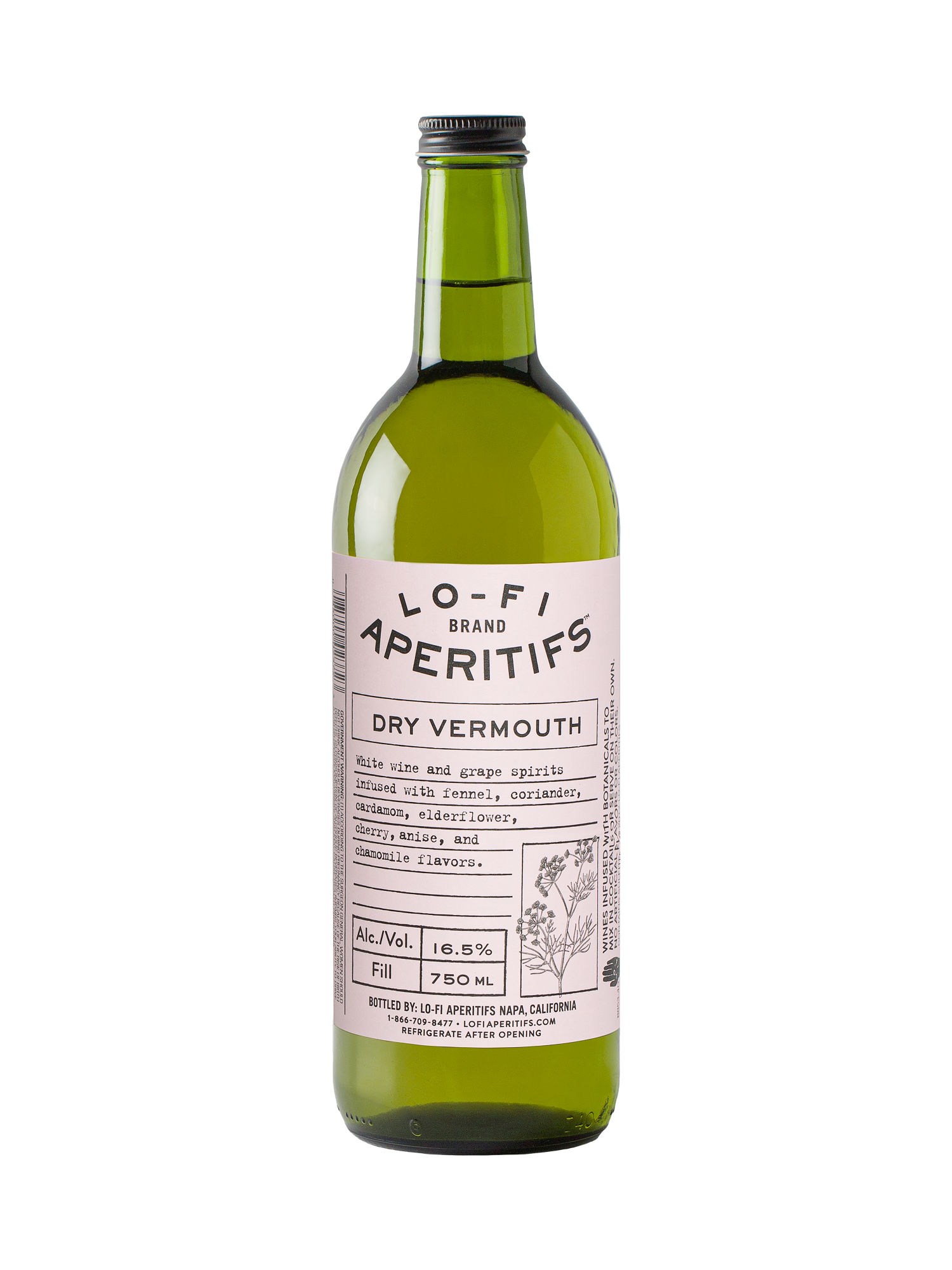 Lo-Fi Aperitifs Dry Vermouth 750ML image number 1